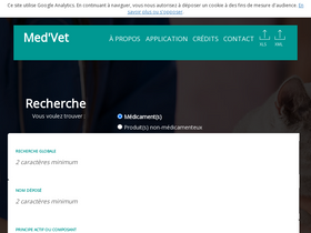 'med-vet.fr' screenshot