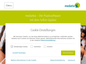 'medatixx.de' screenshot