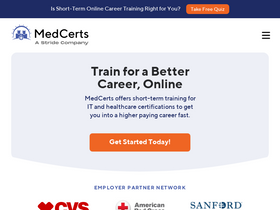 'medcerts.com' screenshot