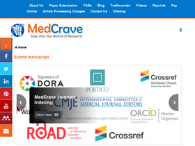 'medcraveonline.com' screenshot