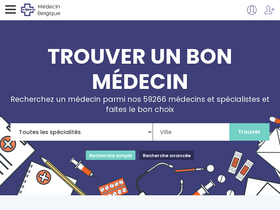 'medecinbelgique.com' screenshot