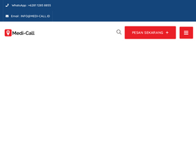 'medi-call.id' screenshot