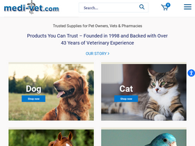 'medi-vet.com' screenshot