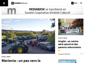 'mediabask.eus' screenshot