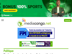 'mediacongo.net' screenshot
