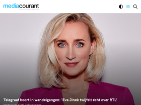 'mediacourant.nl' screenshot