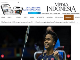 'mediaindonesia.com' screenshot