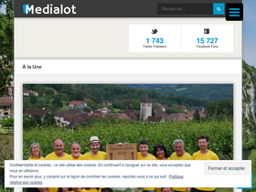 'medialot.fr' screenshot