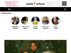 'mediareferee.com' screenshot