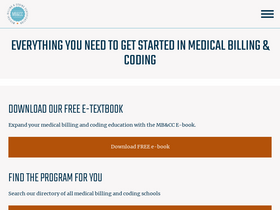 'medicalbillingandcoding.org' screenshot