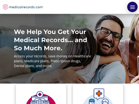 'medicalrecords.com' screenshot