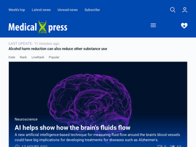 'medicalxpress.com' screenshot