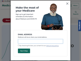 'medicare.gov' screenshot