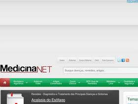 'medicinanet.com.br' screenshot