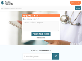 'medicoresponde.com.br' screenshot
