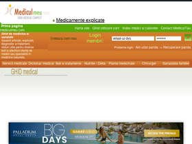 'mediculmeu.com' screenshot