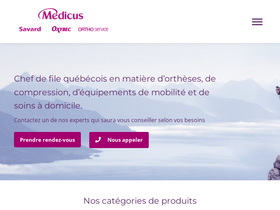 'medicus.ca' screenshot