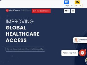 'medigence.com' screenshot