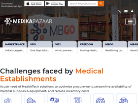 'medikabazaar.com' screenshot