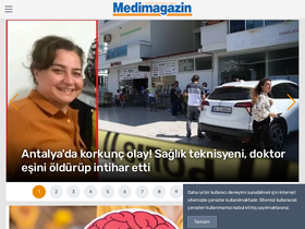 'medimagazin.com.tr' screenshot