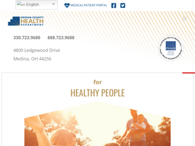 'medinahealth.org' screenshot