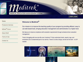 'meditrek.com' screenshot