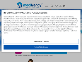 'meditrendy.pl' screenshot
