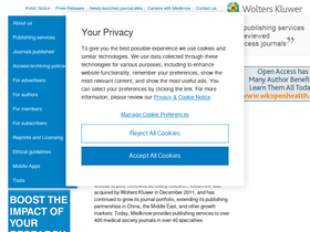 'medknow.com' screenshot