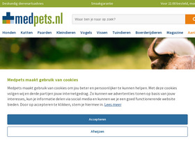 'medpets.nl' screenshot