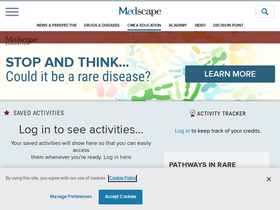 'medscape.org' screenshot