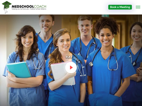 'medschoolcoach.com' screenshot