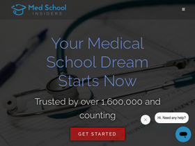 'medschoolinsiders.com' screenshot