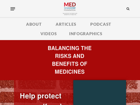 'medshadow.org' screenshot