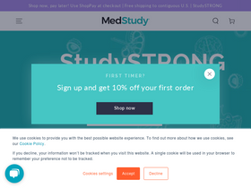 'medstudy.com' screenshot
