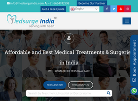 'medsurgeindia.com' screenshot
