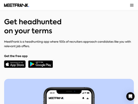 'meetfrank.com' screenshot