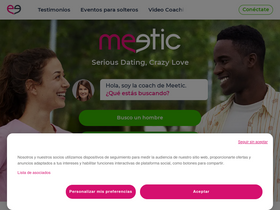 'meetic.es' screenshot