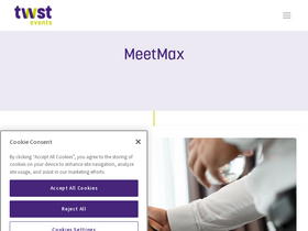 'meetmax.com' screenshot