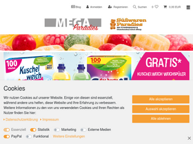 'mega-einkaufsparadies.de' screenshot