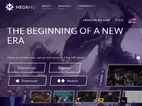 'megamu.net' screenshot