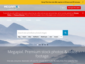 'megapixl.com' screenshot