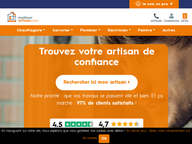 'meilleur-artisan.com' screenshot