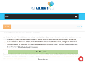 'mein-allergie-portal.com' screenshot