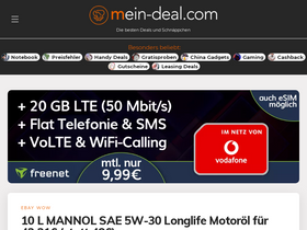 'mein-deal.com' screenshot