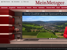 'meinmetzger.de' screenshot