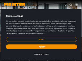 'meister.com' screenshot