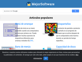 'mejorsoftware.info' screenshot