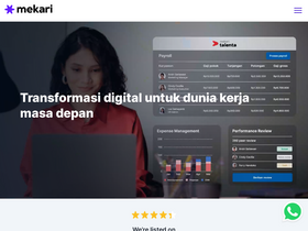 'mekari.com' screenshot