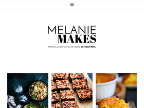 'melaniemakes.com' screenshot