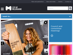 'melbourne.vic.gov.au' screenshot